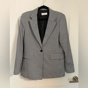 MNG Black and White Blazer